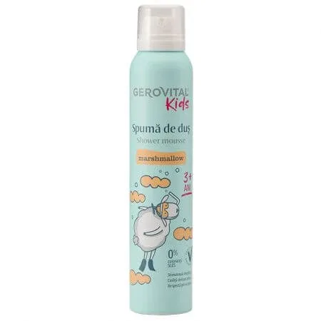 Spuma de dus Marshmallow, 200 ml, Gerovital Kids — preț și oferte