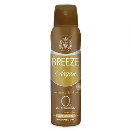Deodorant spray cu ulei de aragan, 150 ml, Breeze — preț și oferte