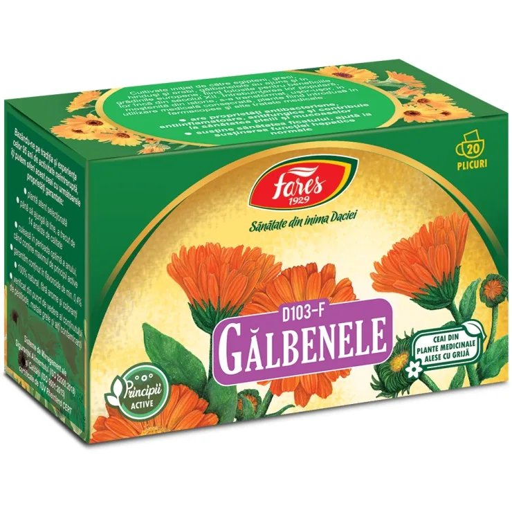 Galbenele, D103, 20 plicuri, Fares — preț și oferte