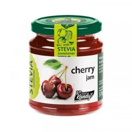 Gem de visine indulcit cu Stevia, 370 g, Kandy's — preț și oferte