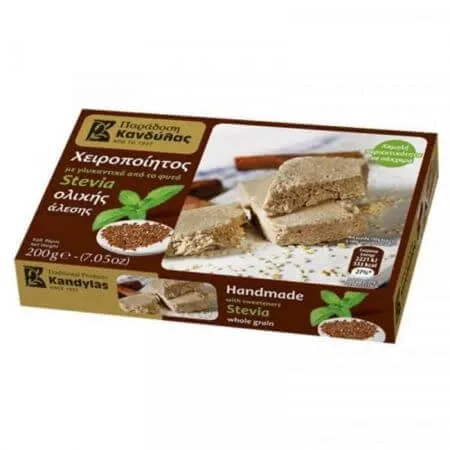 Halva integrala indulcita cu Stevia, 200 g, Kandylas — preț și oferte