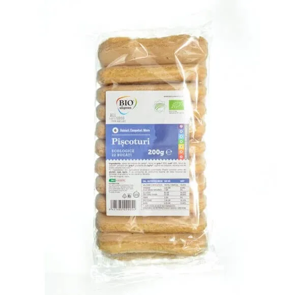Piscoturi Bio, 200 g, Bio All Green — preț și oferte