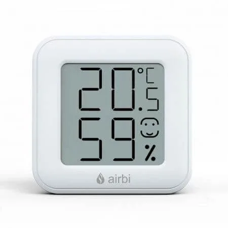 Termometru si higrometru digital de camera, Alb, Airbi — preț și oferte