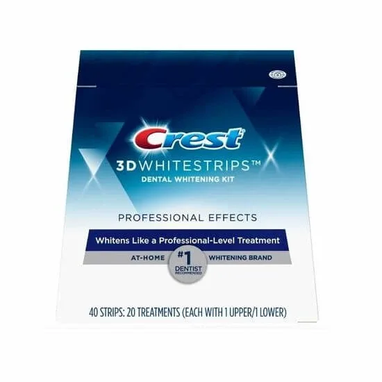 Benzi pentru albirea dintilor 3D White Professional Effects, 40 benzi, Crest — preț și oferte