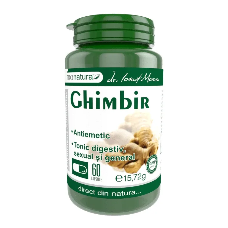 Ghimbir, 60 capsule, Pro Natura — preț și oferte