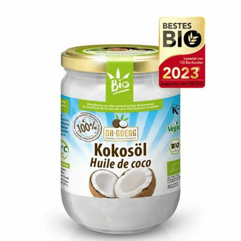 Ulei de cocos Premium Raw Bio, 500 ml, Dr. Goerg — preț și oferte