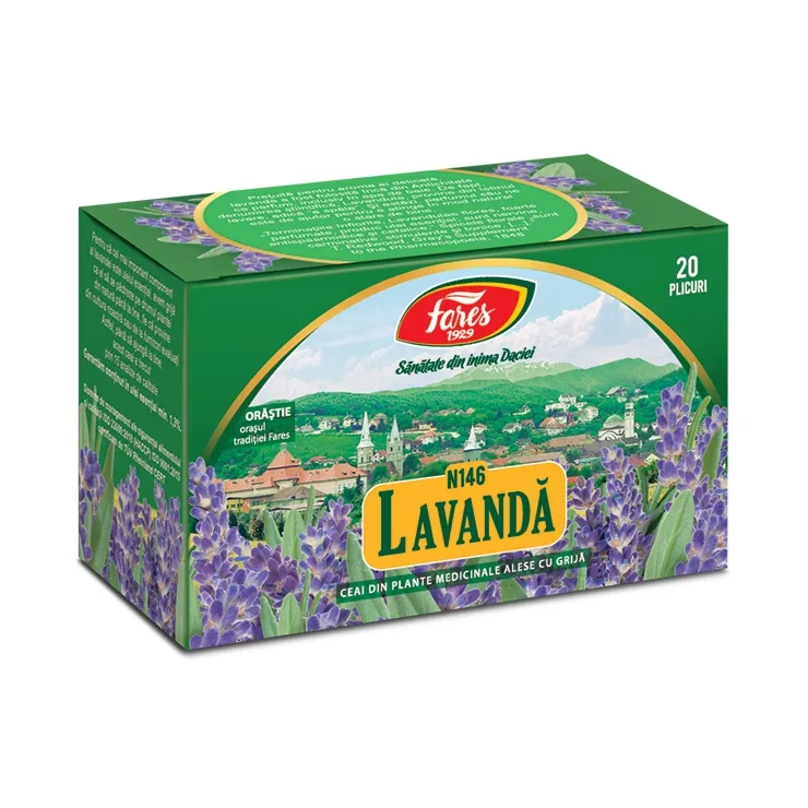 Ceai de Lavanda, 20 plicuri, Fares — preț și oferte