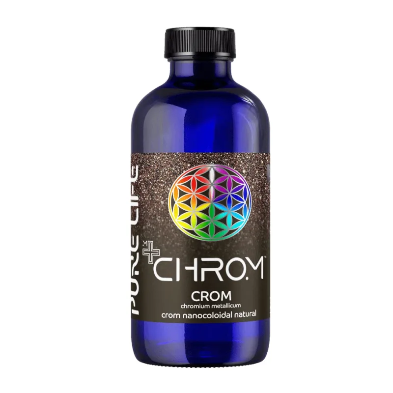 Crom nanocoloidal Minerals+ Chrom, 240 ml, Pure Life — preț și oferte