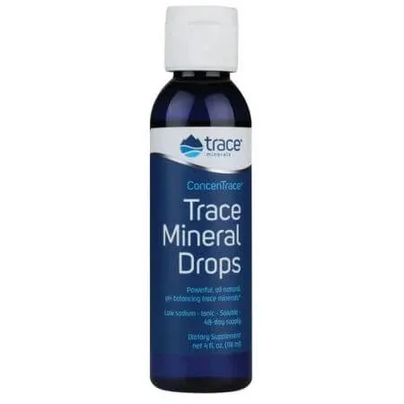 Picaturi Concentrate in Oligominerale Marine ConcenTrace®, 118 ml, Trace Minerals — preț și oferte