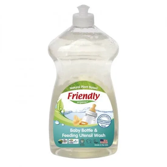 Detergent organic pentru spalare biberoane si vase, 739 ml, Friendly Organic — preț și oferte