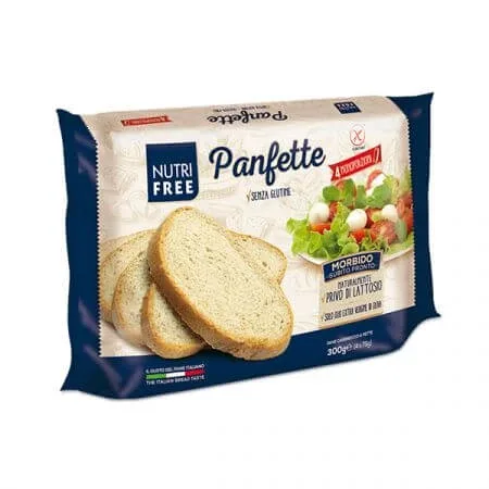 Paine integrala feliata fara gluten Panfette, 340 g, Nutrifree — preț și oferte
