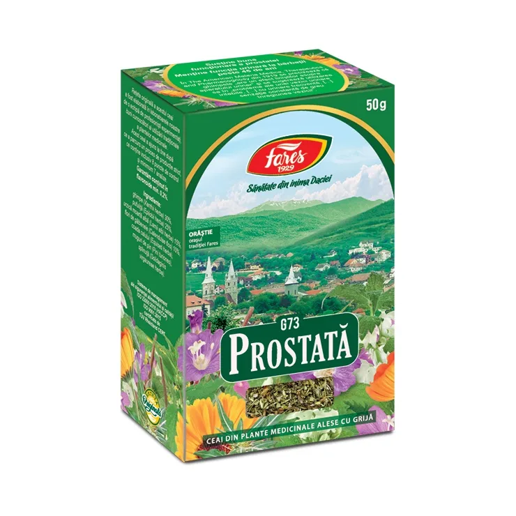 Prostata, G73, ceai la punga, 50 g, Fares — preț și oferte