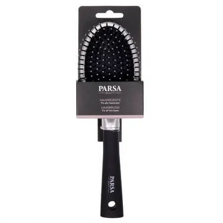 Perie de par Trend Line perie mare ovala peri plastic - Argintiu, 1 bucata, Parsa Parsa Beauty — preț și oferte