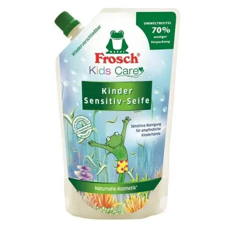 Refill Sapun lichid ingrijire copii, 500 ml, Frosch — preț și oferte
