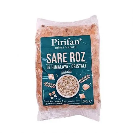 Sare roz de Himalaya cristale iodata, 500 g, Pirifan — preț și oferte