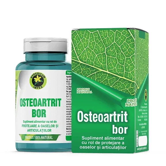 Osteoartrit Bor, 60 capsule, Hypericum — preț și oferte