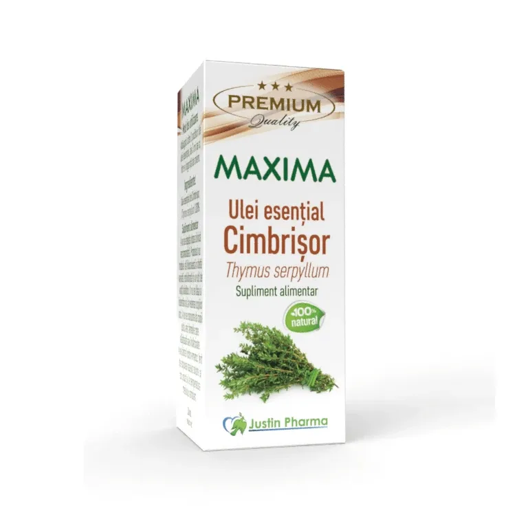 Ulei esential de Cimbrisor, uz intern, 10 ml, Justin Pharma — preț și oferte