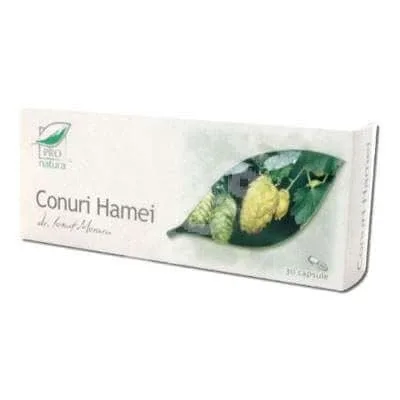 Conuri Hamei, 30 capsule, Pro Natura — preț și oferte