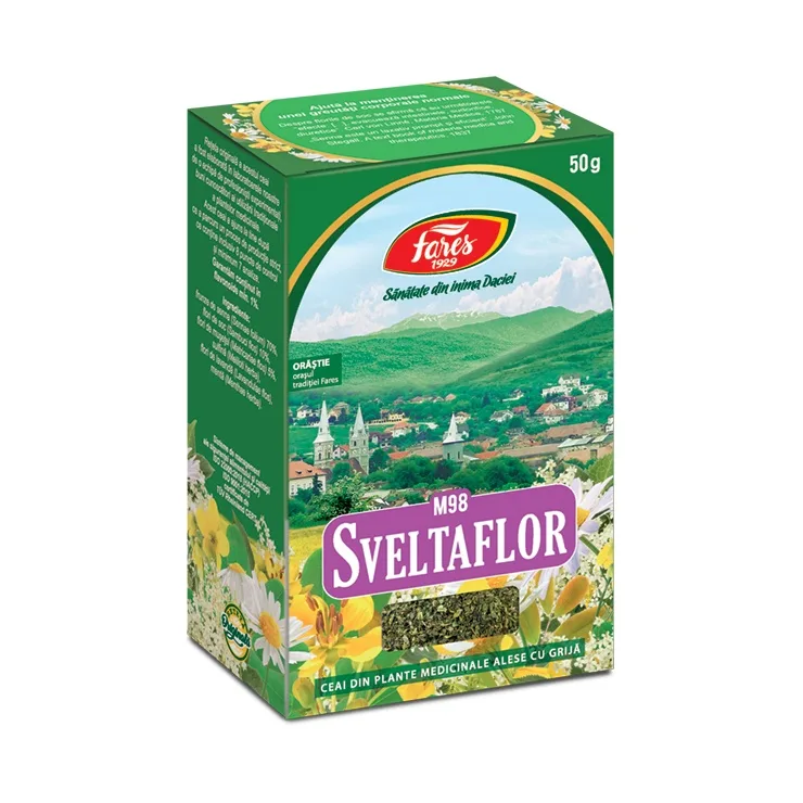Ceai Sveltaflor, M98, 50 g, Fares — preț și oferte