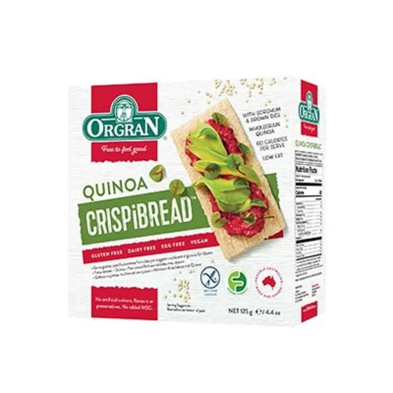 Paine cu multicereale si quinoa fara gluten, 125 g, Orgran — preț și oferte