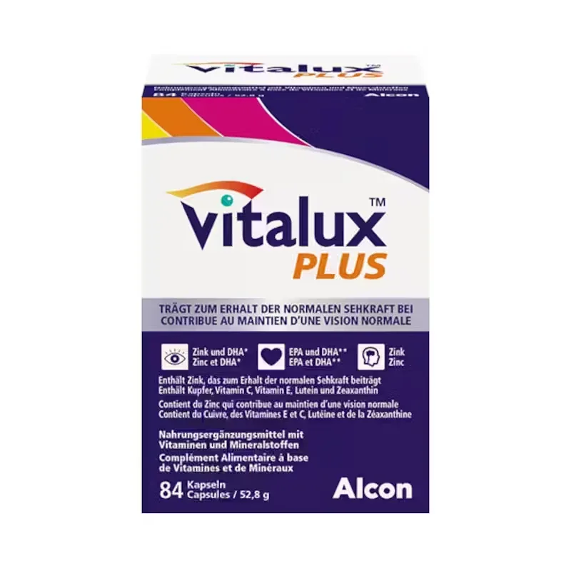 Vitalux Plus, 84 capsule, Alcon — preț și oferte