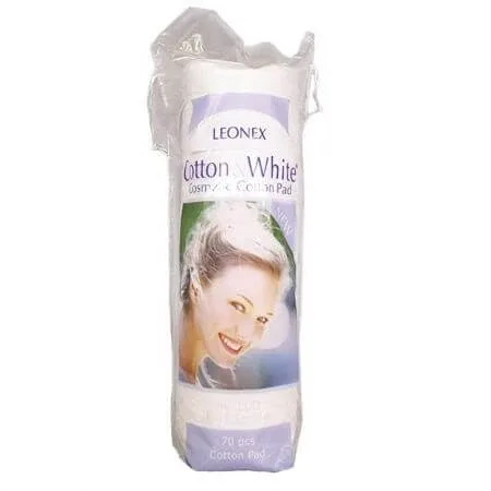 Dischete demachiante Cotton & White, 70 bucati, Leonex — preț și oferte