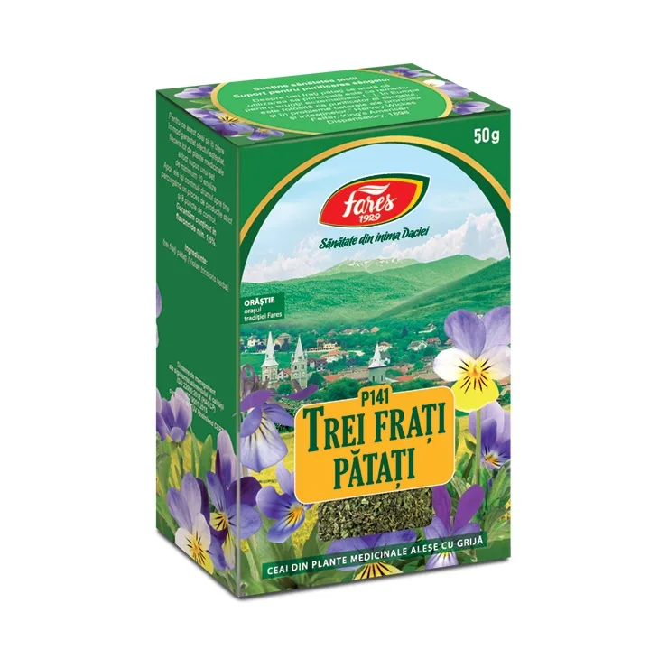 Ceai Trei frati patati, iarba, P141, 50g, Fares — preț și oferte