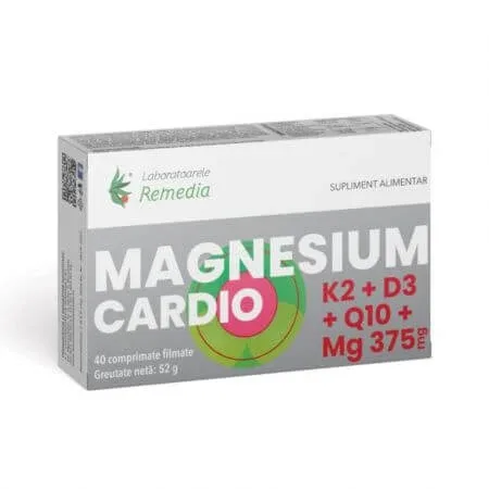 Magnesium Cardio, 40 comprimate, Remedia Laboratoarele Remedia — preț și oferte