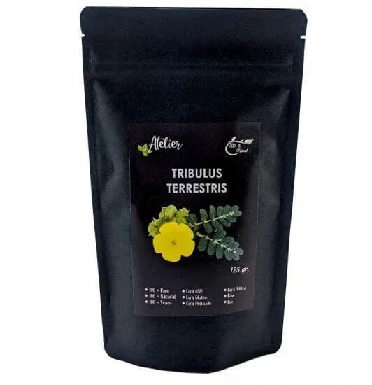 Tribulus terrestris pulbere, 125g, Sanoviva Farma — preț și oferte
