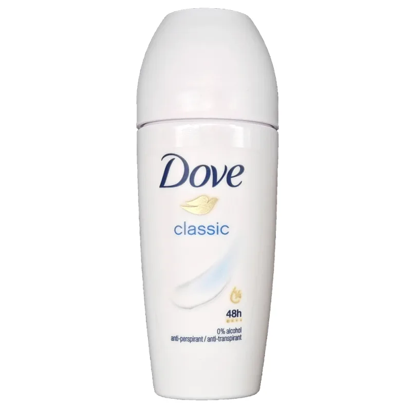 Deodorant roll-on antiperspirant pentru femei Classic, 50 ml, Dove — preț și oferte
