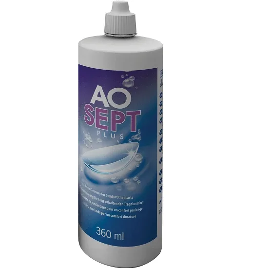 Solutie de intretinere pentru toate tipurile de lentile - Aosept Plus, 360 ml, Alcon — preț și oferte