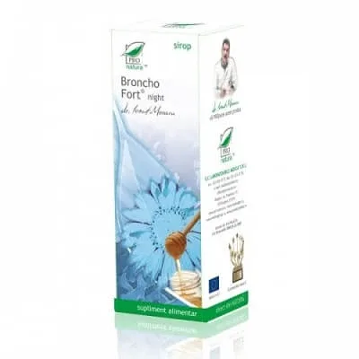 Sirop Bronchofort Night, 100 ml, Pro Natura — preț și oferte