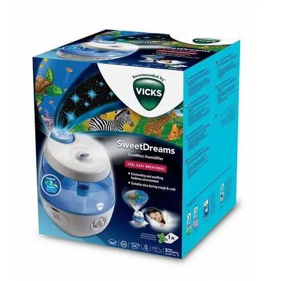 Umidificator ultrasonic cu proiector Swetdreams, Vicks — preț și oferte