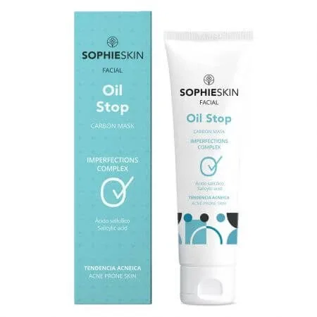 Masca pentru ten cu tendinta acneica Oil Stop, 75 ml, Sophieskin — preț și oferte