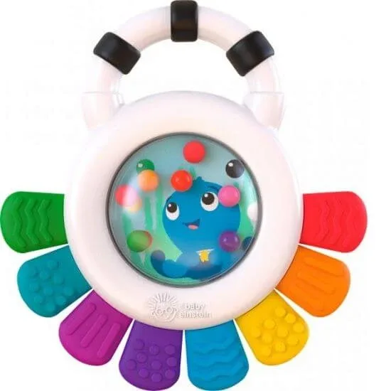 Jucarie pentru dentitie, multisenzoriala Caracatita vesela, +3 luni, Baby Einstein — preț și oferte