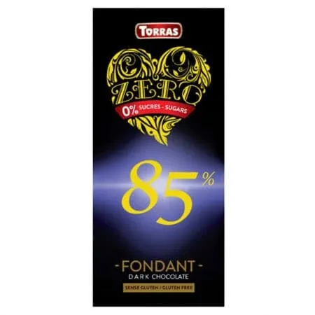 Ciocolata neagra cu 85% cacao, 75 g, Torras — preț și oferte
