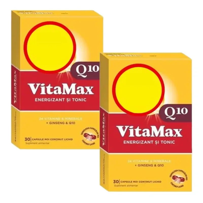 Pachet Vitamax Q10, 30 + 30 capsule, Perrigo — preț și oferte