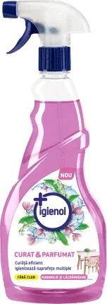 Igienol Dezinfectant suprafețe magnolie și lăcrămioare, 750 ml