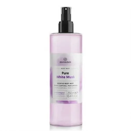 Spray de corp cu mosc alb, iasomie si bergamota Pure White Musk, 250 ml, Equivalenza — preț și oferte