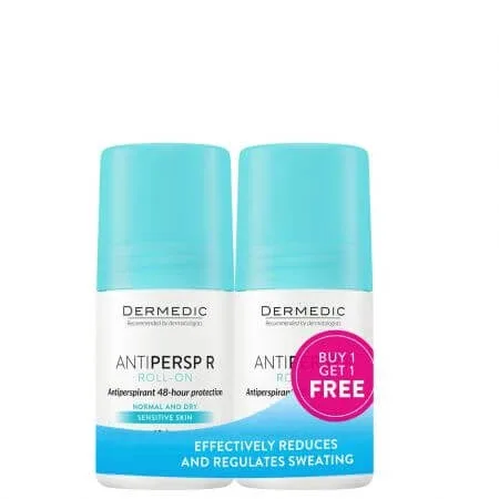 Dermedic Antipersp Pachet antiperspirant cu protectie 48 h DuoPack , 2x60 ml — preț și oferte