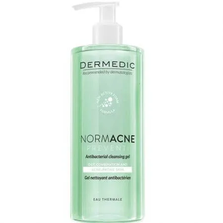 Dermedic Normacne Gel de curatare antibacterian pentru fata, 500 ml — preț și oferte