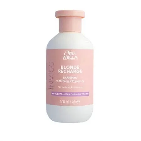 Sampon cu pigment violet pentru neutralizarea tonurilor de galben Invigo Blonde Recharge, 300 ml, Wella Professionals — preț și oferte