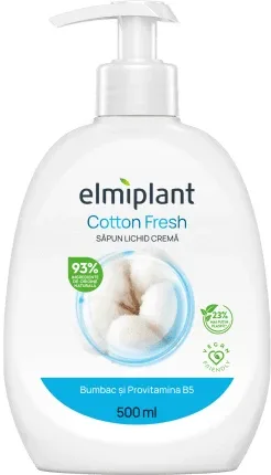 Elmiplant Săpun lichid Cotton Fresh, 500 ml — preț și oferte