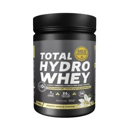 Pudra proteica cu aroma de vanilie Total Hydro Whey, 900 g, Gold Nutrition — preț și oferte