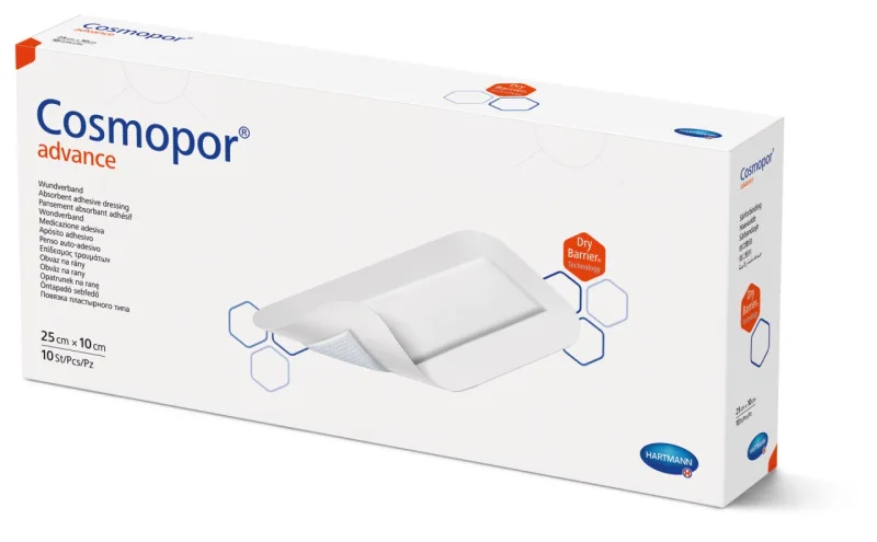 Plasturi postoperatorii Cosmopor Advance 25x10 cm, 10 buc – Hartmann — preț și oferte
