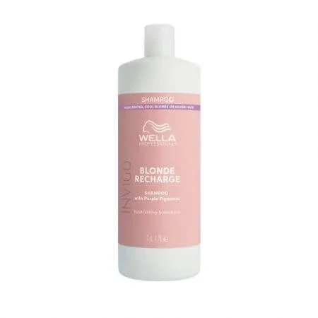 Sampon cu pigment violet pentru neutralizarea tonurilor de galben Invigo Blonde Recharge, 1000 ml, Wella Professionals — preț și oferte