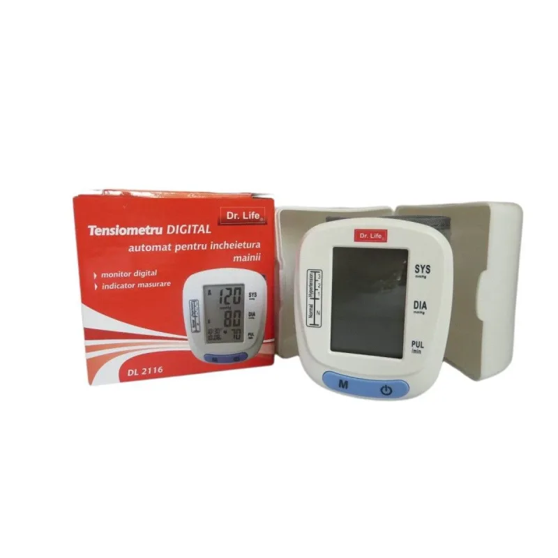 Tensiometru digital automat pentru încheietura mâinii, DL2116, Dr. Life — preț și oferte