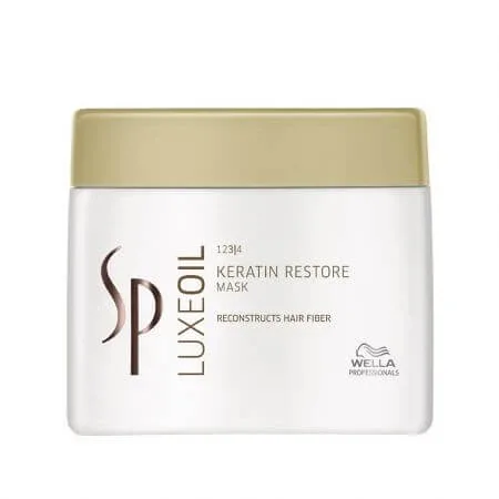 Masca pentru par restructuranta SP LuxeOil Keratin Restore, 400 ml, Wella Professionals — preț și oferte