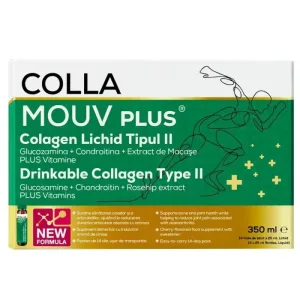 CollaMouv Plus Colagen, Glucozamină și Condroitină Drinkshot 14x25ml, BHW Bayerische Heilmittel