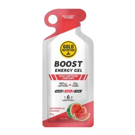 Gel energizant cu pepene rosu Boost Energy, 40 g, Gold Nutrition — preț și oferte